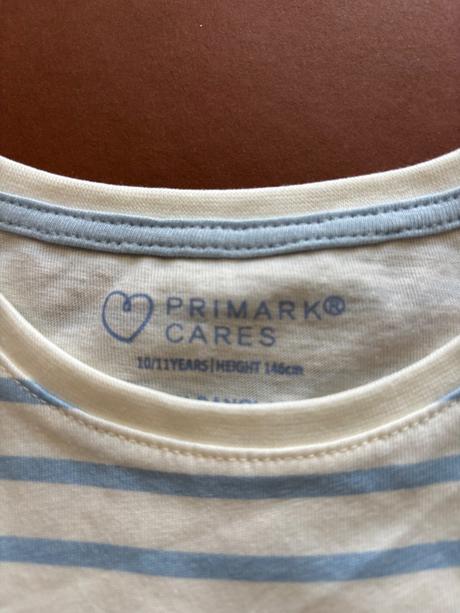 Triko krémové s pruhy dívčí - v.10/11 let, primark,146