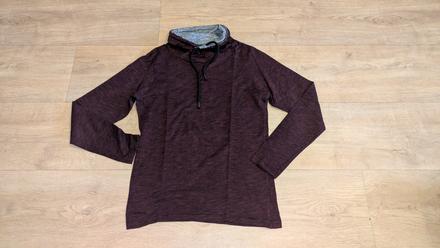 Tričko fsbn slim fit se šálovým límcem vel. l, l