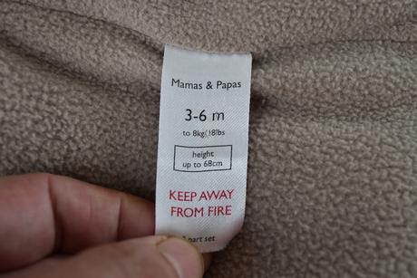 Zateplená vesta vel. 3 - 6 m, mamas & papas,68