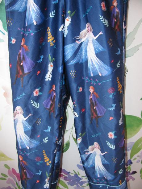 Dívčí saténové pyžamové kalhoty frozen, disney,122