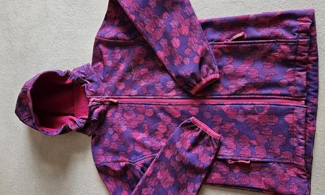 Dívčí softshellová bunda, vel.128/134, zn.lewro, lewro,128