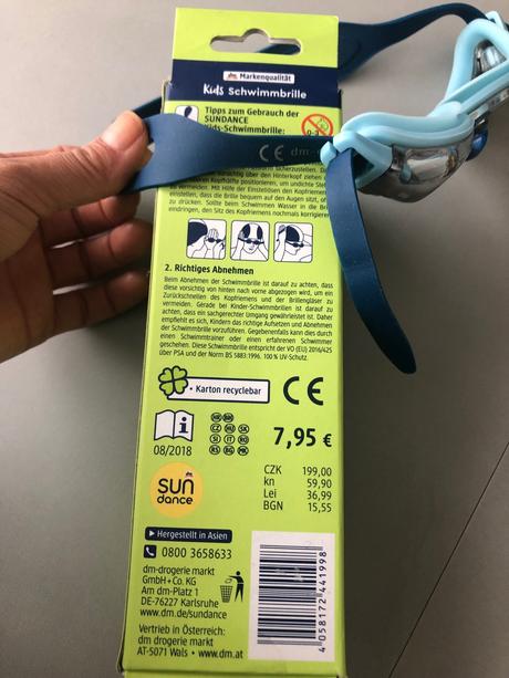 Dětské plavecké brýle uv ochrana dm market, 