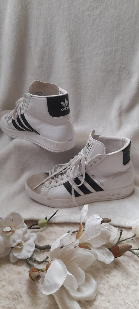 Adidas bílé kotníkové tenisky, adidas,40