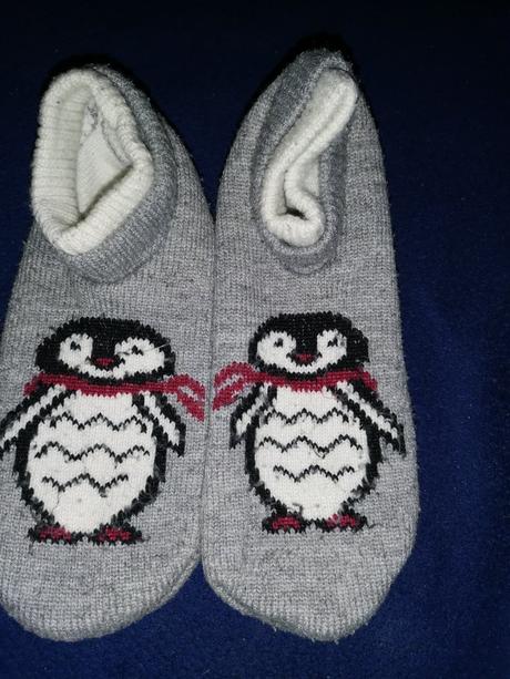 Bačkory, hrubé ponožky, 38