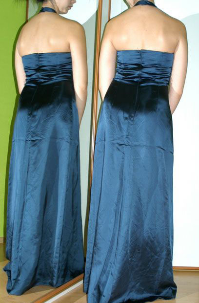 Společenské slavnostní tmavě modré šaty, monsoon,38