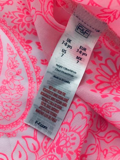 Ob/ halenka šifonová -v.7/8 let, f&f,128