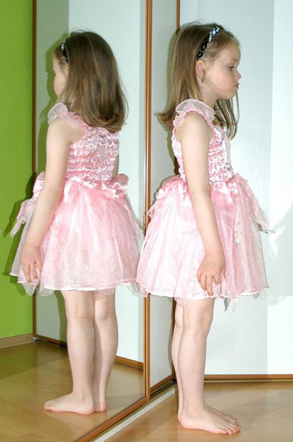 Karnevalové růžové šaty kostým víla, 