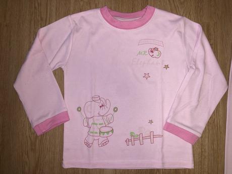 Dívčí růžové pyžamo - vel.104, 104