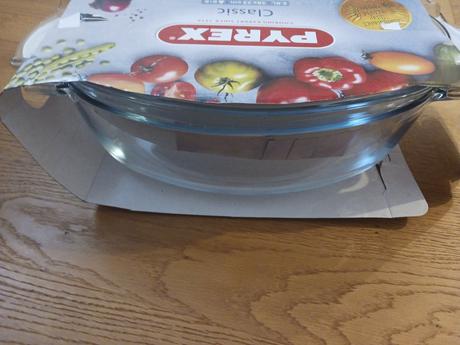 Skleněná zapékací mísa pyrex s víkem 36x22cm/6,7l,