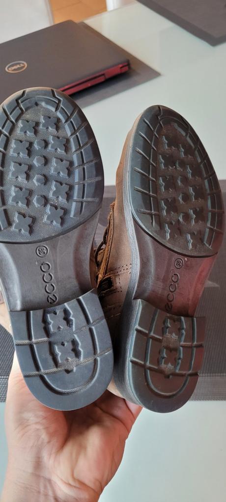 Dětské světle hnědé kozačky ecco vel. 30, ecco,30