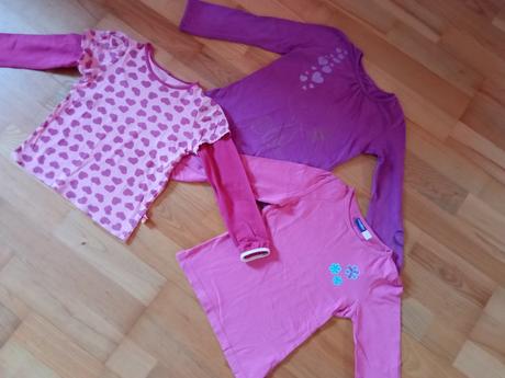 Trička s dlouhým rukávem v. 104-110, lupilu,104