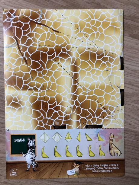 Skládanka žirafy, 