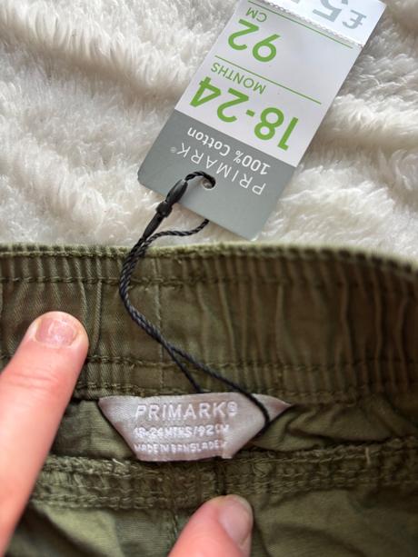 Kraťasy platěné - v.18/24 měs., primark,92