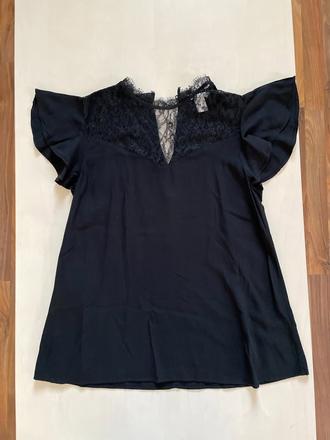 Krajkový top/halenka, vel xs/s, hm, h&m,xs