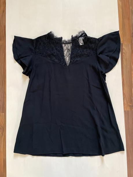 Krajkový top/halenka, vel xs/s, hm, h&m,xs