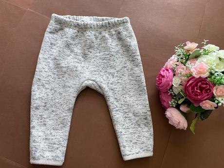 Kalhoty fleecové melirované - v.74, h&m,74