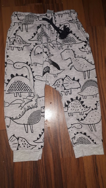 Šedé tepláky s dinosaury 86 george, george,86