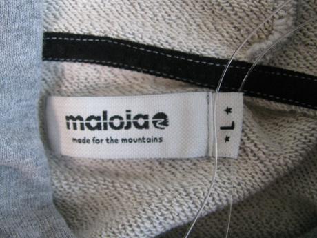Chlapecká bavlněná mikina s kapucí maloja v.l /158, 158