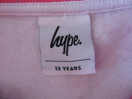 Crop top růžová mikina hype, 158