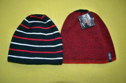 2x zimní čepice,v,122-152, 122 - 152