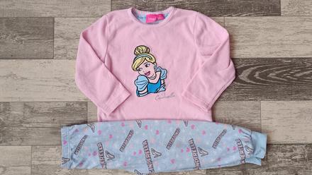 Pyžamo fleece dívčí pricess, disney,98