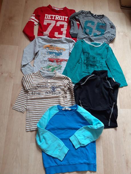 2x triko tričko i jednotlivě, 122