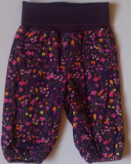 Dětské zateplené (vyteplené) manžestráčky, 62, h&m, h&m,62