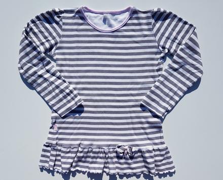 G337 dívčí tunika s dlouhým rukávem vel. 116-122, 116