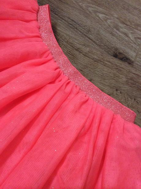 Slavnostní neon tylová sukýnka se třpytkami h&m, h&m,122