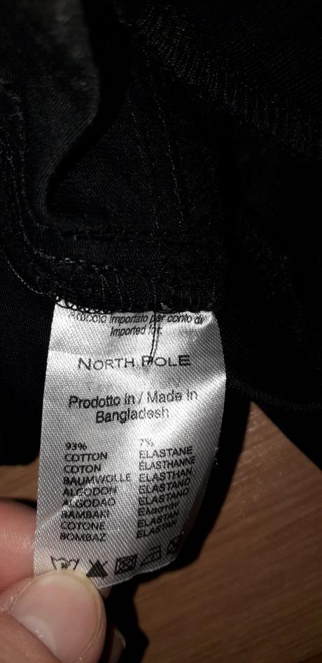 Čierne koženkové nohavice north pole, 128