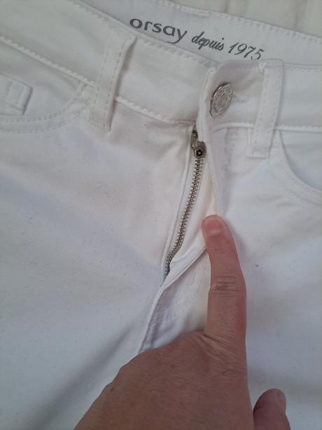 Bílé džíny, orsay,32