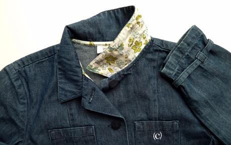 Riflové sáčko sako bundička vel. 116 cacharel, 116