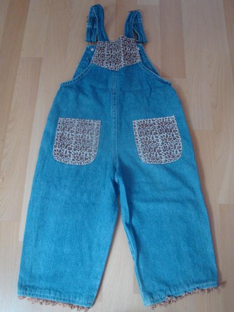 Lacláčové džíny se zvířecím motivem, vel. 3 roky, 92