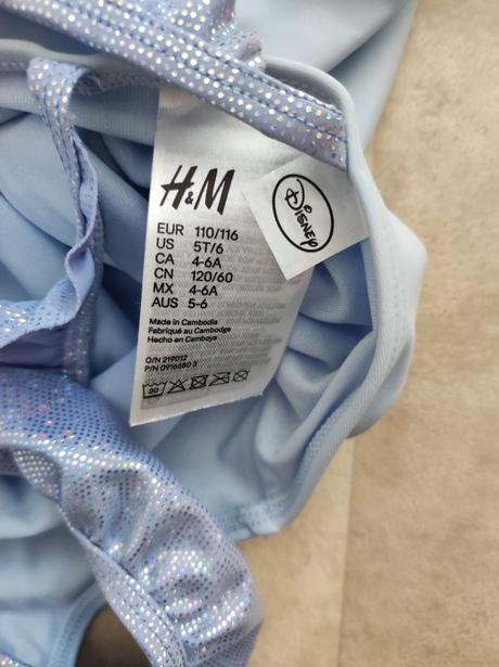 Plavky frozen 110-116, h&m,110
