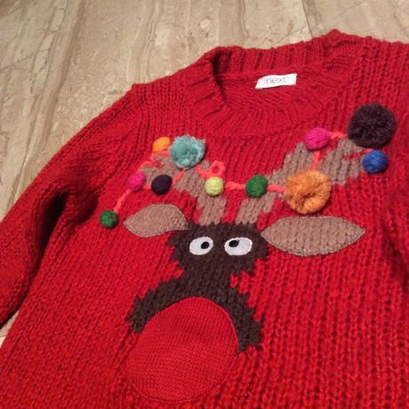 Svítící svetr se sobem zn. next, next,92