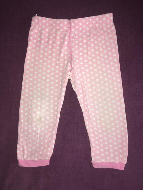 Růžové tenké tepláčky (vel. 80-86), 80