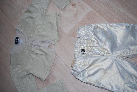 Zlatý komplet, h&m,98