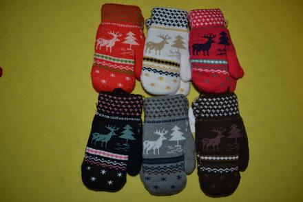 Silné rukavice palčáky ,3-6let, 104 / 110 / 116 / 122