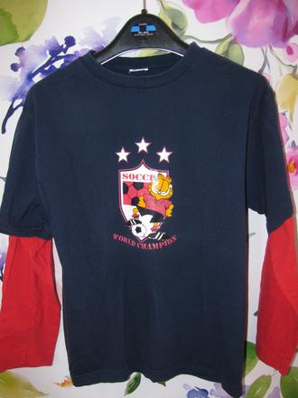 Chlapecké tričko tmavě modré, 140