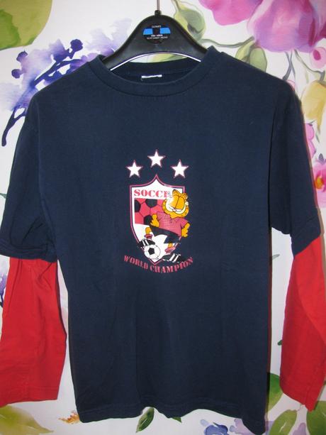 Chlapecké tričko tmavě modré, 140