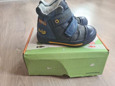 Chlapecké kožené boty ponte zo 23, 23