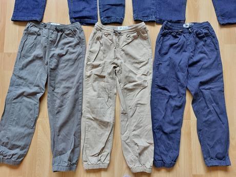Džíny, rifle, kalhoty, vel. 134, některé nenošené, coccodrillo,134