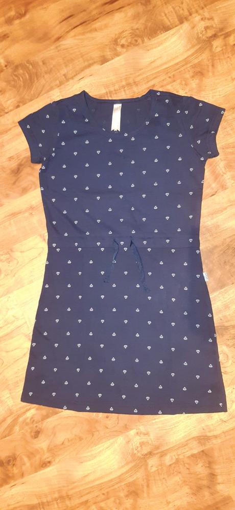 Dívčí bavlněné šaty kr.ruk. lewro 140/146, lewro,140