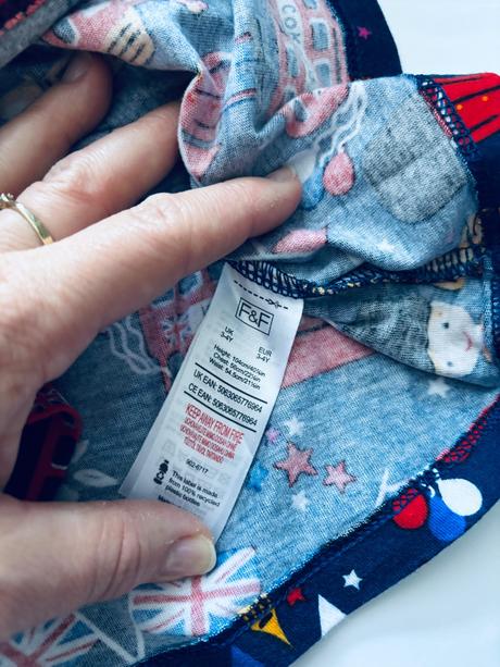 Ob/ šaty s motivem londýna - v. 3/4 roky, f&f,104