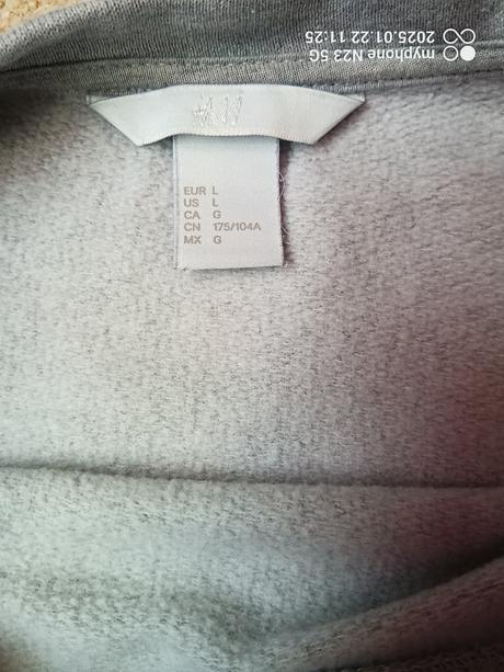 Mikina s řetízky zn."h&m" vel."l" i větší, h&m,l