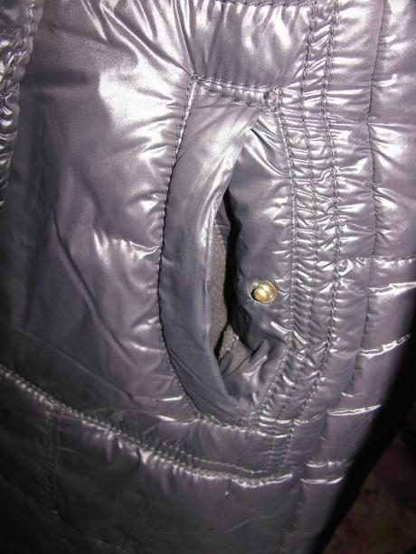 Dámský zimní prošívaný kabát, parka s kapucí, s.oliver,m