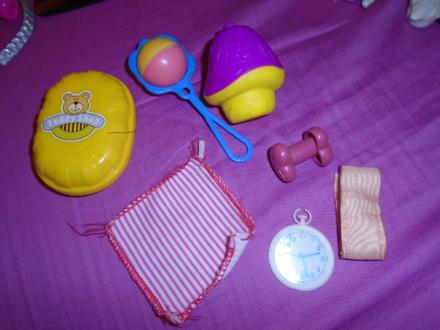 Panenka doplňky chrastítko chou chou náplast,