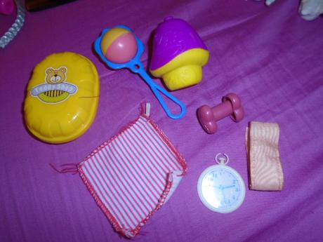 Panenka doplňky chrastítko chou chou náplast,