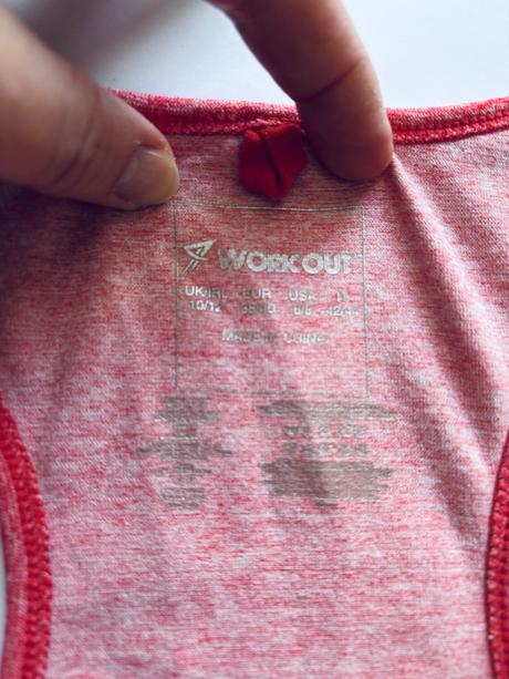 Tílko sportovní bezešvé - v. 38/40 zn. workout, 38