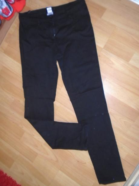 Černé kalhoty roury vel 40, bonprix,40